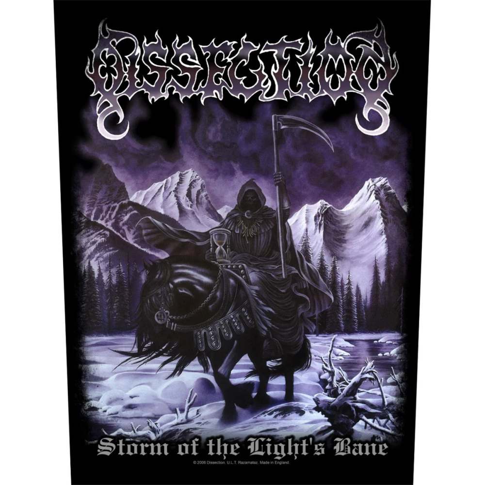Dissection - Storm Of The Light'S Bane Rückenaufnäher - Schwarz